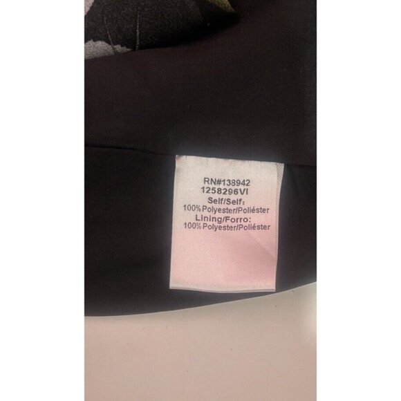 Twelfth Street by Black Floral Women’s Print Knee Dress‎ Size - Picture 10 of 11